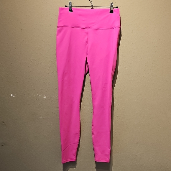Fabletics Pants - Fabletics PowerHold Pink Leggings Size Medium